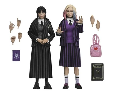 NECA Wednesday & Enid Clothed Actionfigur Doppelpack