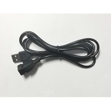 Prolunga USB-A Maschio Femmina Cavo Nero Dati PC Estensione 0,5mt - 1,5mt - 3mt