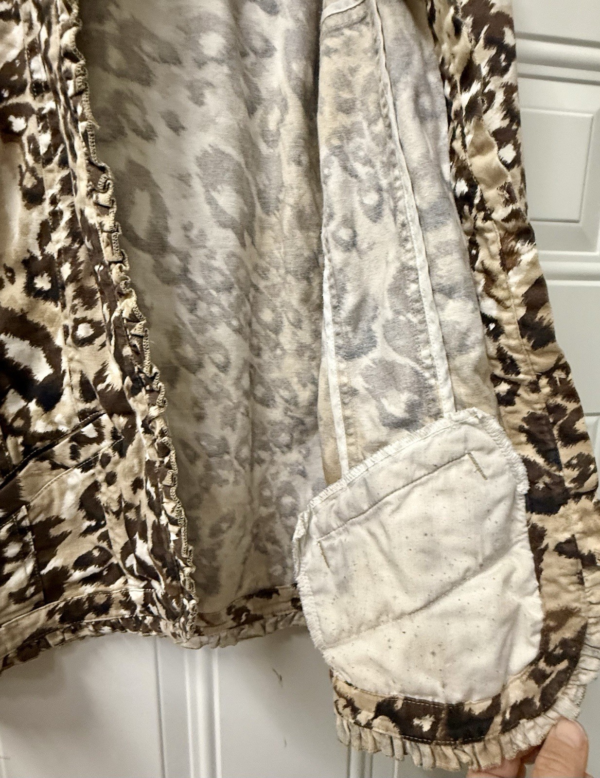 Chico's Additions Leopard Print Jacket Womens Sz … - image 6