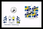Dr Jim Stamps Finland 1994 Athletic Competition With Sweden 2V Block Fdc