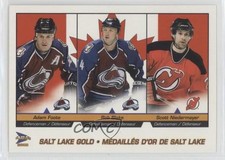 2002 Pacific Prism Platinum McDonald's Checklists Adam Foote Rob Blake HOF 9ay