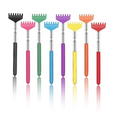 8 Pack Extendable Back Scratcher Portable Telescoping Metal Back Massager