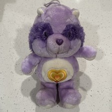 Care Bears Cousins Bright Heart Raccoon 13" Stuffed Plush Kenner Vintage 1984