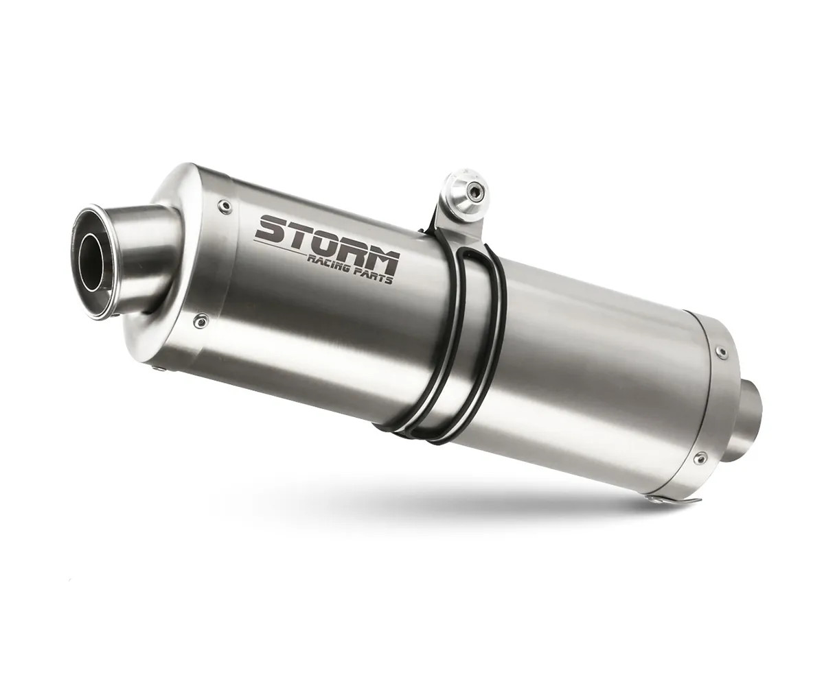 Exhaust Storm by Mivv Muffler Oval Steel for Honda Cbr 900 Rr 2000 > 2001