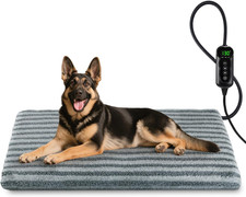 Large Pet Heating Pad, Waterproof Heated Dog Cat Bed with 11 Adjustable Temperat