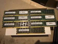 Lot Of 7x Samsung 8GB 1 x 8GB PC3-10600 DDR3-1333 Memory M393B1K70CH0-YH9 
