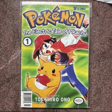 Pokemon The Electric Tale of Pikachu 1 1999 Viz Nintendo