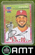Darick Hall RC 2023 Topps Chrome Platinum 26/100 Toile Cream/Fuchsia Shimmer