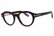 TOM FORD TF6037B-052-49 Eyeglasses Size 49mm 22mm 145mm havana Men