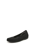 BZees Womens Kallie Ballet Flat Black 6.5 M
