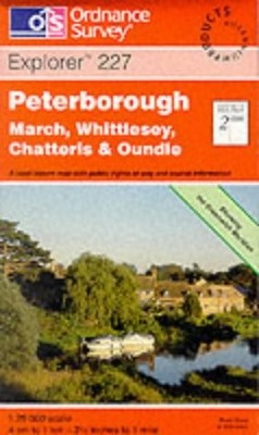 Peterborough (Explorer Maps), Ordnance Survey, Used; Very Good Book