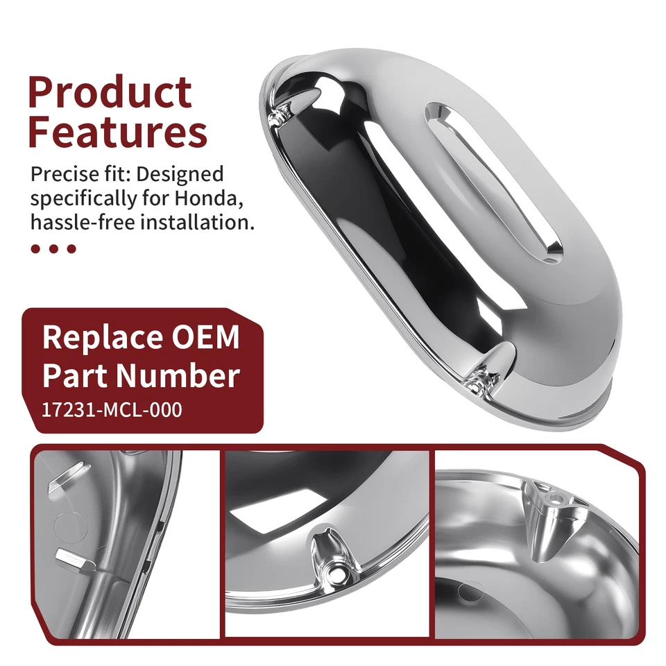 Cubierta de filtro de aire apta para Honda Shadow Spirit 750 VT750DC 2001-2007 17231-MCL-000 Foto 3 de 4