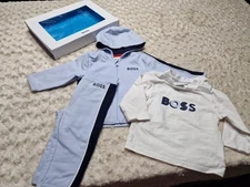 Hugo Boss Kids Tracksuits Boys 9 Months 3 Piece Set Hoodie Joggers