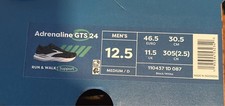 Brooks Adrenaline GTS 24 Men Running Shoe Size 12.5 BLK/WHT NEW OLD STOCK 