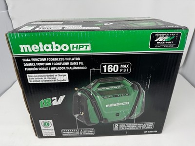 New Sealed Metabo HPT MultiVolt 18V Battery/Car/Electric Air Inflator UP18DAQ4M