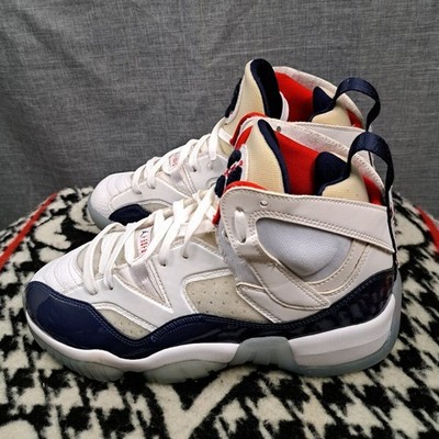 %Nike air Jordan jump man two trey shoes GS 6.5Y Youth  AJ2