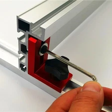 Woodworking T Slot Miter Track Stop Sliding Miter Gauge Fence Connector Rail