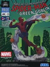 Marvel Spider-Man ACT/CUT Premium Figure with Green Goblin Effects
