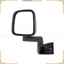 1 X Lh Side Black Foldaway Manual Mirror For Jeep Wrangler Tj 2003-2006