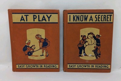 At Play - I Know A Secret Easy Growth in Reading 2 Books 1940 Gertrude Hildreth