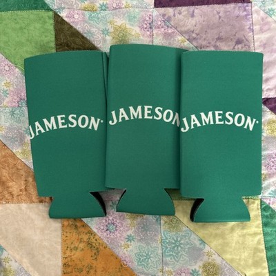 Jameson Irish Whiskey Coozie Green Set Of 3