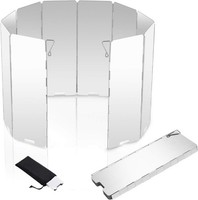 Windschutz Aluminium Faltbar FüR Gaskocher Campingkocher 10 Lamellen Outdoor