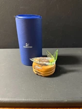 Swarovski Crystal SCS Figurine In Box Endangered Wildlife 2008-2010 Title Plaque