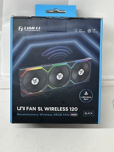 Lian Li UNI fan SL Wireless ARGB PWM Ventola 3er-Pack incl. Controller 1 (48093)