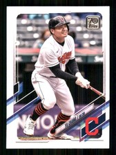 2021 Topps Update #US328 Yu Chang Cleveland Indians 62816