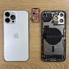 iPhone 13 Pro Max Silver Back Housing Frame Replacement Original OEM Grade B