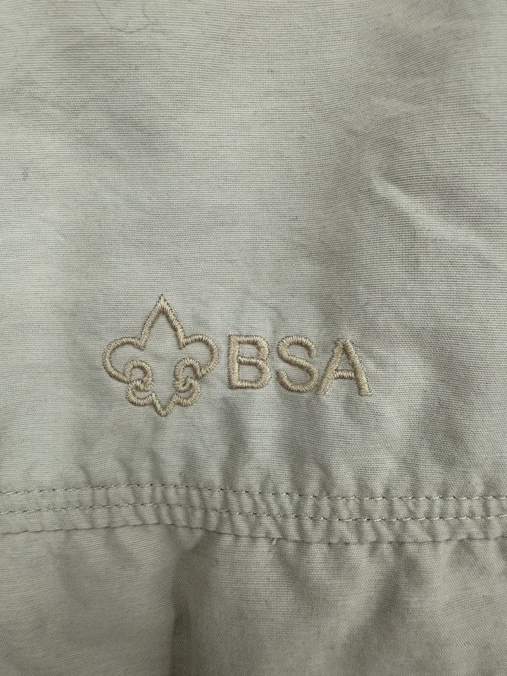 Boy Scouts of America Mens Medium Vented Uniform Shirt Polyester Nylon Adult M - Image 3 of 4