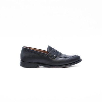 Jones Bootmaker Herren Halbschuhe Schwarz Größe UK 8 Leder Elegant Schuhe
