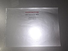 Porsche 993 RS Supplement to Drivers Manual Porsche RS