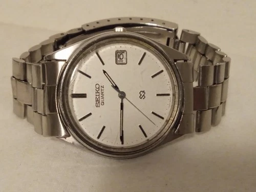 Vintage Mens Seiko SQ 8222-8029, Men's Quartz Watch  36mm , Works ,New Battery