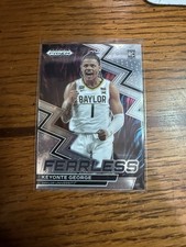 2023-24 Prizm Draft Picks Fearless Base #14 Keyonte George Baylor Bears