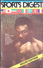 June 1973 Vol 3 No 6 Sports Digest Miami Edition George Foreman Cover