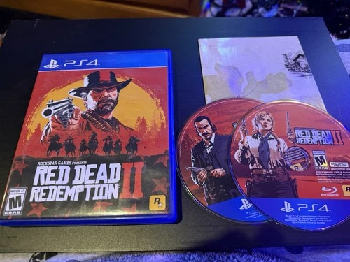 Red Dead Redemption II 2 (Sony PlayStation 4 PS4) CIB COMPLETE IN BOX TESTED