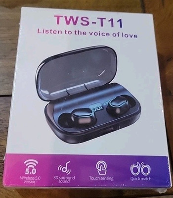 TWS-T11 Wireless Earbuds Black