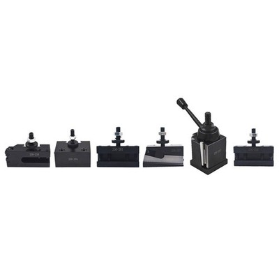 BXA 250-222 Wedge Tool Post Holder Set CNC Quick Change For Swing Dia 10-15''