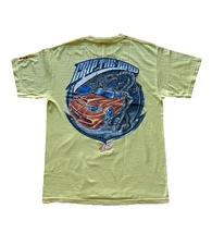 Y2K ODM Mens L Zum Speed NOS Tank Car Dragon Graphic T-Shirt Grail JNCO Style