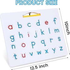 Magnetic Alphabet Tracing Board, ABC Magnetic Letter Board, Magnets Tablet Drawi