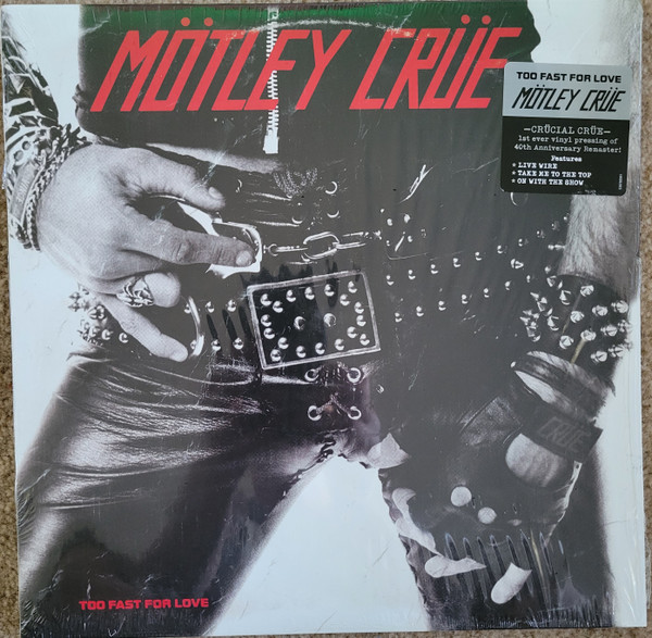 Mötley Crüe - Too Fast For Love (LP, Album, RE, RM) (Mint (M