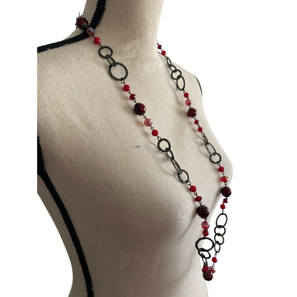 Vintage Y2K premier designs fairy boho whimsygoth gothic vamp necklace - Image 2 of 4