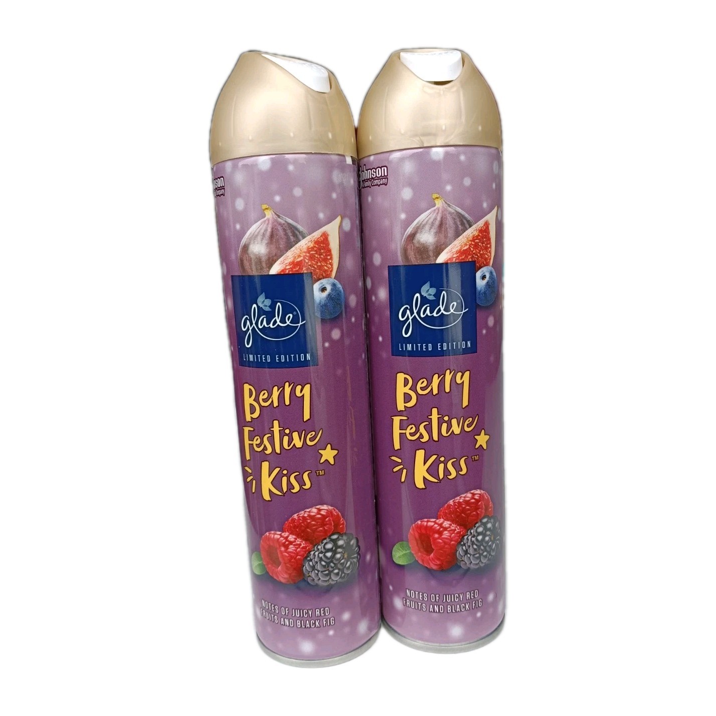 Glade Aerosol Air Freshener Berry Festive Kiss Limited Edition 2x300ml