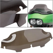 6" Smoke Wave Windshield Windscreen For Harley Street Electra Glide FLHX 1996-13