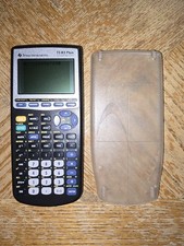 Texas Instruments TI-83 Plus Graphing Calculator with Cover Tested Works