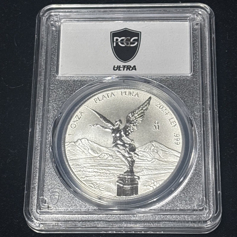 2024 Reverse Proof PF 70 1 One Oz Silver Libertad PCGS From Ultra Break Series
