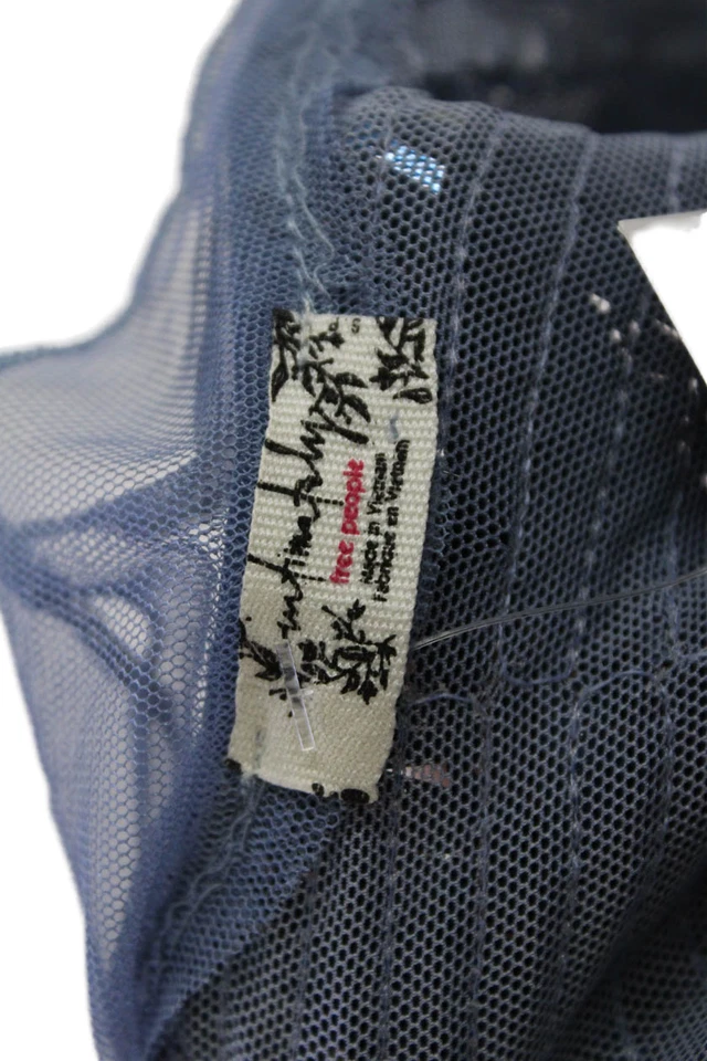 Mini vestido sin mangas azul oscuro sin mangas Intimately Free People para mujer talla S Foto 4 de 4