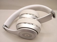 Beats Solo3 Wireless On-Ear Satin Silver A1796 Apple W1 Chip Headphones USED