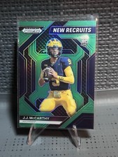 2024 Panini Prizm Draft Picks -  JJ McCarthy - New Recruits GREEN RC - MINT